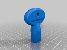 Polaris Fusion Consol Door Key 3D Printer Model