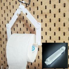 Foldable Toilet Paper Hanger(for Camping) 3D Printer Model