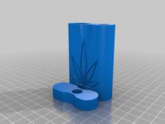 Dugout Case – Marijuana Stash Case – One Hitter 3D Printer Model