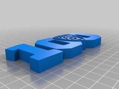 Pac-12 Centennial Logo 3D Printer Model