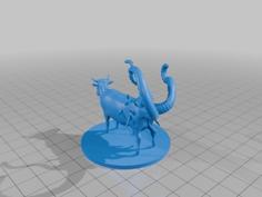 Tentacle Cow 3D Printer Model