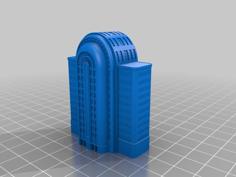 Art Deco Building 3D Printer Model