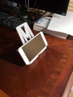 Phone Stand 3D Printer Model