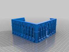 40k Tower Base Damaged 3D Printer Model