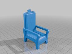 Habbo Throne 3D Printer Model