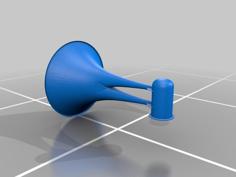 Cool Siren Horn 3D Printer Model