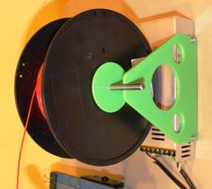 Spool Holder On LED Power Supply 3D Printer Model