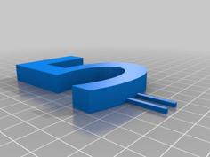 Candle Holder For 5 Year Old Brithday 3D Printer Model