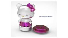 Kitty Stars Stamp Minature 3D Printer Model