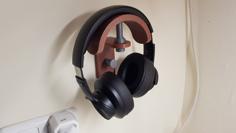 Studio Headphone Holder 3D Printer Model