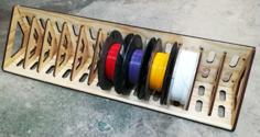 Laser Cut Filament Spool Shelf 1