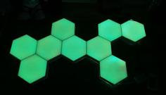 Led Light Hexagon RGB 3D Printer Model