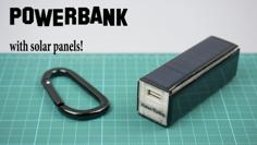 Power Bank With With Solar Panels 3D Printer Model