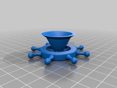 Cadet/Tina 2 Pirate Wheel Knob 3D Printer Model