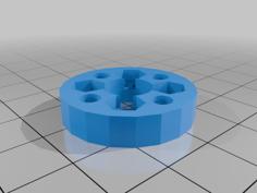 Anti Backlash Nut Adapter But Round 3D Printer Model