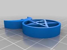 Horned God Amulet (pentagram Version) 3D Printer Model