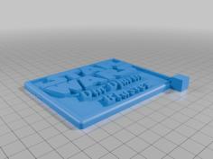 Star Wars Din Djarin Blaster Plate For Blaster Support 3D Printer Model