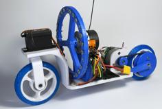 Self-balancing Bike 3D Printer Model