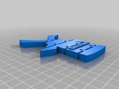 Articulated Dutch Bros 3D Printer Model