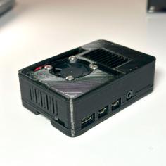 Raspberry Pi 4B Casing With 30mm Fan 3D Printer Model