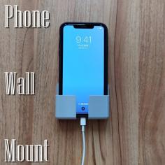 Phone Wall Mount 3D Printer Model