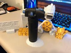 Butane Micro Torch Base 3D Printer Model