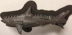 Great White Shark With Braille Labels 3D Printer Model