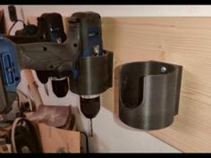 Power Tool / Drill Wall Mount 3D Printer Model