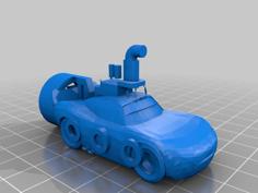 Submarine Mcqueen Car 3D Printer Model