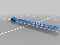 Clip-on Cable Tie (PLA) 3D Printer Model