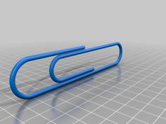 Paper Clip 3D Printer Model