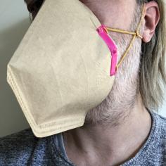 DIY Face Mask With Coffee Filter Corona Virus Covid-19 3D Printer Model