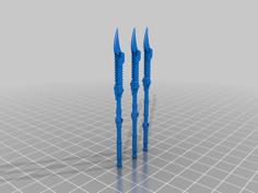 Chain Spear 3D Printer Model