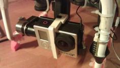 GoPro 3+ To Zenmuse H3-2D Quickmount 3D Printer Model