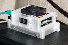 Raspberry Pi 4 Passive Heatsink Case W HDD&OLED 3D Printer Model