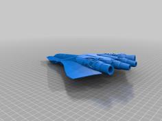 Khylen’s Ship Full 3D Printer Model