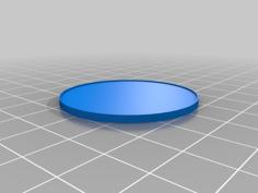 Lipped Round Bases For Wargames 3D Printer Model