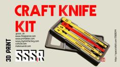 Craft Knife Kit 3D Printer Model