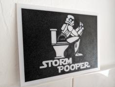 StarWars Storm Pooper – StormTrooper Toilet – AMS 3D Printer Model