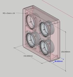 Slim-speaker-2×2-01 3D Printer Model