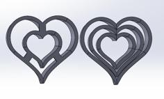 Cookie Cutter Heart 3D Printer Model