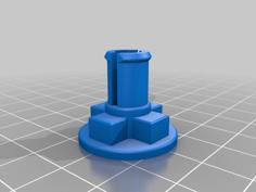 Replacement For Java Presse Plastic Insert For Burr 3D Printer Model