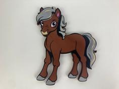 2D Art – Horse 3D Printer Model