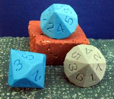 Pseudo Seven Sided Dice 3D Printer Model