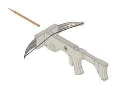 MINI CROSSBOW (TACTICAL VERSION) 3D Printer Model