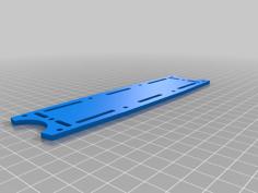 250mm Multirotor Top Plate 3D Printer Model