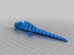 Articulated Chameleon 3D Printer Model