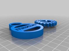 MAZDA GEAR KEY CHAIN 3D Printer Model