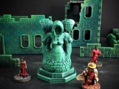 Arcane Statue: The Hooded Sisters (15mm Scale) 3D Printer Model