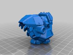 15mm Scale MWO Kodiak Heavy Mech 3D Printer Model